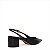 SCARPIN COURO SANTA LOLLA CONFORT PRETO BICO FINO SALTO BLOCO BAIXO - Imagem 3