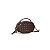 BOLSA PEQUENA TRESSÊ MARROM DARK SANTA LOLLA PESPONTOS ALÇA CORRENTE - Imagem 2