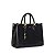 BOLSA GRANDE SANTA LOLLA ESTRUTURADA SOFT PRETO ALÇA DUPLA - Imagem 3