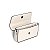 BOLSA BAGUETE SANTA LOLLA PEQUENA SOFT LISO NEW MARFIM - Imagem 2