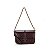 BOLSA BAGUETE SANTA LOLLA PEQUENA RÚSTICO ROXO BERRY PESPONTOS - Imagem 1