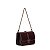 BOLSA BAGUETE SANTA LOLLA PEQUENA RÚSTICO ROXO BERRY PESPONTOS - Imagem 2
