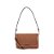 BOLSA BAGUETE SANTA LOLLA TRESSÊ ESTRUTURADA MARROM TERRACOTA - Imagem 1