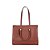 BOLSA GRANDE SANTA LOLLA ESTRUTURADA SOFT TERRACOTA ALÇA DUPLA - Imagem 1