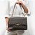 BOLSA DE OMBRO MARROM MONOGRAMA JORGE BISCHOFF - Imagem 2