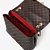 BOLSA DE OMBRO MARROM MONOGRAMA JORGE BISCHOFF - Imagem 4