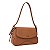 BOLSA BAGUETE MÉDIA SANTA LOLLA FLOATER MARROM RECORTES - Imagem 1