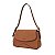BOLSA BAGUETE MÉDIA SANTA LOLLA FLOATER MARROM RECORTES - Imagem 3