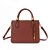 BOLSA MÉDIA FLOATER SANTA LOLLA PESPONTOS ALÇA TRANSVERSAL TERRACOTA - Imagem 1