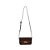 BOLSA PEQUENA SOFT SANTA LOLLA MARROM DARK ALÇA TRANSVERSAL - Imagem 1