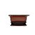 BOLSA PEQUENA SANTA LOLLA FLOATER ESTRUTURADA MARROM TERRACOTA - Imagem 2