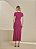 VESTIDO MIDI ROSA FÓRUM CANELADO COM TORÇÃO - Imagem 2