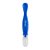 Colher de Silicone Ponta Dupla Colors - Azul Clingo - Imagem 1