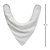 Babador Bandana Branco Buba - Imagem 4