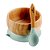 Tigela Bowl Bambu com Ventosa e Colher Cinza - Avanchy - Imagem 2