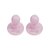 Garfo e Colher de Silicone Talheres Flex Grab Silicone Rosa - Clingo - Imagem 2