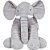 Almofada Elefante Gigante - Cinza Buba - Imagem 1
