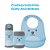Buba Babador de Silicone com Pega Migalhas Gumy - Azul - Imagem 6