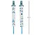 Kit 2 Prendedor de Chupeta Estrelas Azul - Buba - Imagem 4