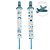 Kit 2 Prendedor de Chupeta Estrelas Azul - Buba - Imagem 2