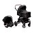 Carrinho Kansas com Bebê Conforto e BASE - Premium Baby Preto - Imagem 1
