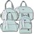 Kit Bolsa Maternidade Bosque Ciano 4 Peças - Hug - Imagem 1