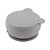 Minikoioi Tigela Urso Bowl Silicone com Tampa Powder Grey - Imagem 1