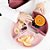 Prato Silicone Puzzle Encaixe Yellow Pink Velvet Minikoioi - Imagem 2