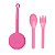 OmiePod Talheres Bubble Pink - Imagem 1