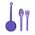 OmiePod Talheres para OmieBox Lilac - Imagem 1
