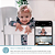 Lollipop Babá Eletrônica Inteligente Smart Baby Câmera Turquesa com Suporte de Parede - Imagem 4