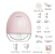 Horigen Bomba de Leite Vestível Portátil Elétrica Rosa 17mm, 21mm, 25mm + 30 Bags Leite - Imagem 1