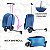 Mala de Rodinhas Patinete Mala Scooter Infantil Kiddietotes Espaço - Imagem 4