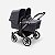 Bugaboo Donkey 5 Twin Carrinho Para Gêmeos Stormy Blue 2 Berços e 2 Assentos - Imagem 1