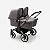 Bugaboo Donkey 5 Twin Carrinho Para Gêmeos Grey-Grey Mélange 2 Berços e 2 Assentos - Imagem 1