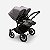 Bugaboo Donkey 5 Twin Carrinho Para Gêmeos Grey-Grey Mélange 2 Berços e 2 Assentos Estrutura Preta - Imagem 2