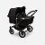 Bugaboo Donkey 5 Twin Carrinho Para Gêmeos Black 2 Berços e 2 Assentos - Imagem 1