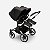 Bugaboo Donkey 5 Twin Carrinho Para Gêmeos Black 2 Berços e 2 Assentos Estrutura Branca - Imagem 2