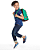 Skip Hop Mochila Escolar Zoo Big Kid - Pug - Imagem 3