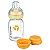 Medela Mamadeira Calma Transparente 150ml com 2 Tampas - Imagem 1