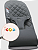 Babybjorn Bouncer com Brinquedos Anthracite, Dark Gray Frame, Compacto, Cotton, Classic Quilt - Imagem 1