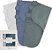 Swaddle Ajustável Confortável Comfy Cubs Azul Fácil Ajuste 3 UN -  Bebês Recém-Nascidos 0-3 Meses - Imagem 1