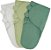 Swaddle Ajustável Confortável Comfy Cubs Fácil Ajuste 3 UN Verde -  Bebês Recém-Nascidos 0-3 Meses - Imagem 1