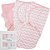 Swaddle Ajustável Confortável Comfy Cubs Fácil Ajuste 3 UN Rosa Claro -  Bebês Recém-Nascidos 0-3 Meses - Imagem 1