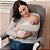 Swaddle Ajustável Confortável Comfy Cubs Fácil Ajuste 3 UN Cinza -  Bebês Recém-Nascidos 0-3 Meses - Imagem 4