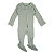 Lovedbaby Macacão Algodão Orgânico com 2 Zíper  Seafoam - Imagem 1