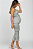 PinkBlush Maternity Vestido Midi para Gestante Cetim Smocked Elástico - Imagem 4