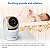 VTech VM919HD Babá Eletrônica Tela 7" Wi-Fi Bateria 15 horas de streaming de vídeo, 720p HD display, Gira 360º visualização panorâmica, 110 visão grande angular, HD Night Vision - Imagem 5