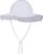 Chapéu de Praia para Bebê Branco Wide Brim FPS +50 Simplikids - Imagem 3