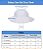 Chapéu de Praia para Bebê Branco Wide Brim FPS +50 Simplikids - Imagem 5
